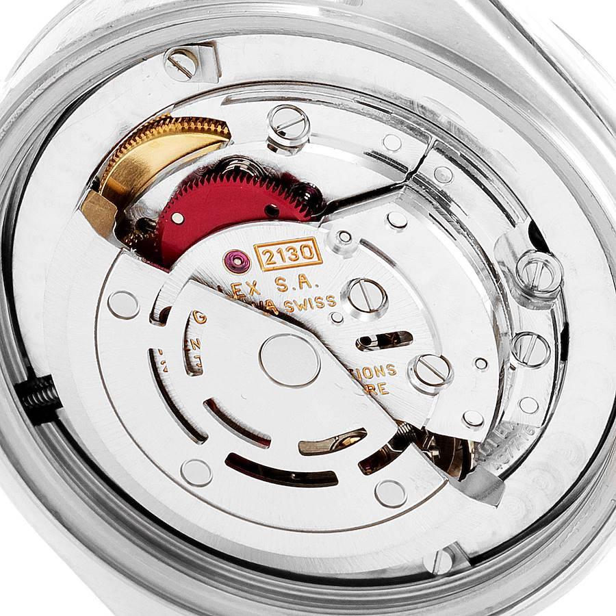 Rolex Midsize Black Dial Automatic Steel Ladies Watch 67480 For Sale 4
