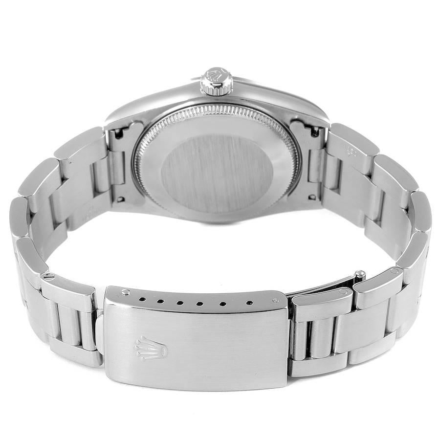 Rolex Midsize Black Dial Automatic Steel Ladies Watch 67480 For Sale 5