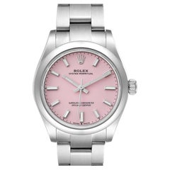 Rolex Midsize Candy Pink Dial Automatic Steel Damenuhr 277200 Ungetragen