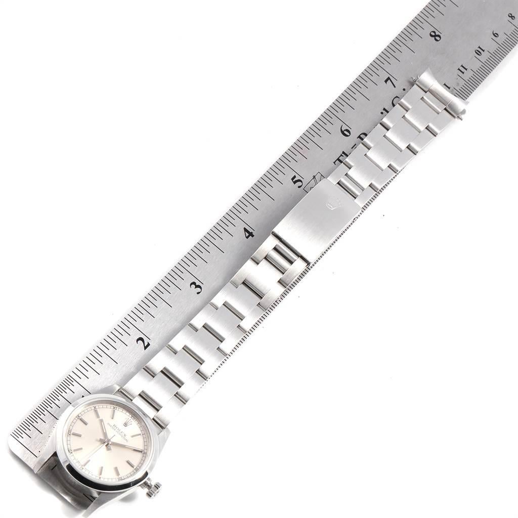 Rolex Midsize Silver Dial Automatic Steel Ladies Watch 67480 For Sale 7