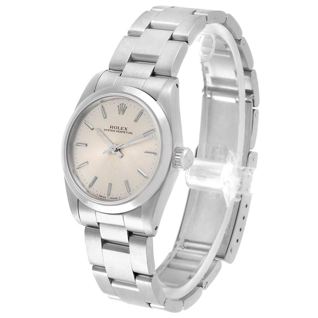 Rolex Midsize White Dial Automatic Steel Ladies Watch 67480 1