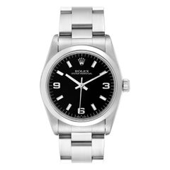 Rolex Midsize Black Dial Automatic Steel Ladies Watch 67480