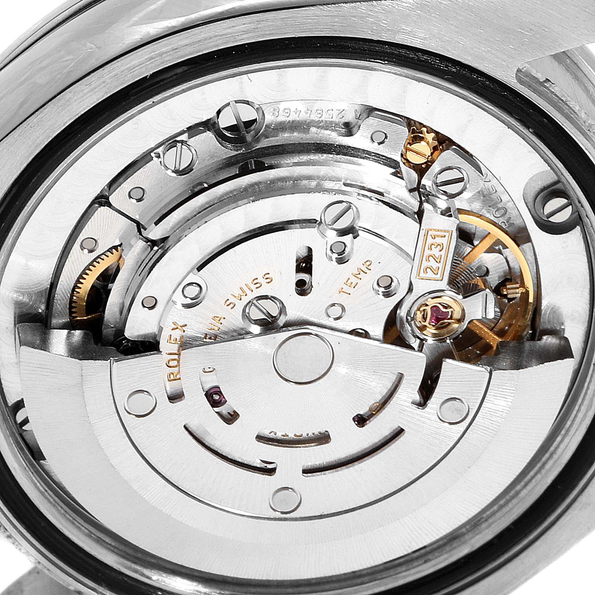 Rolex Midsize Black Dial Domed Bezel Steel Ladies Watch 177200 For Sale 4