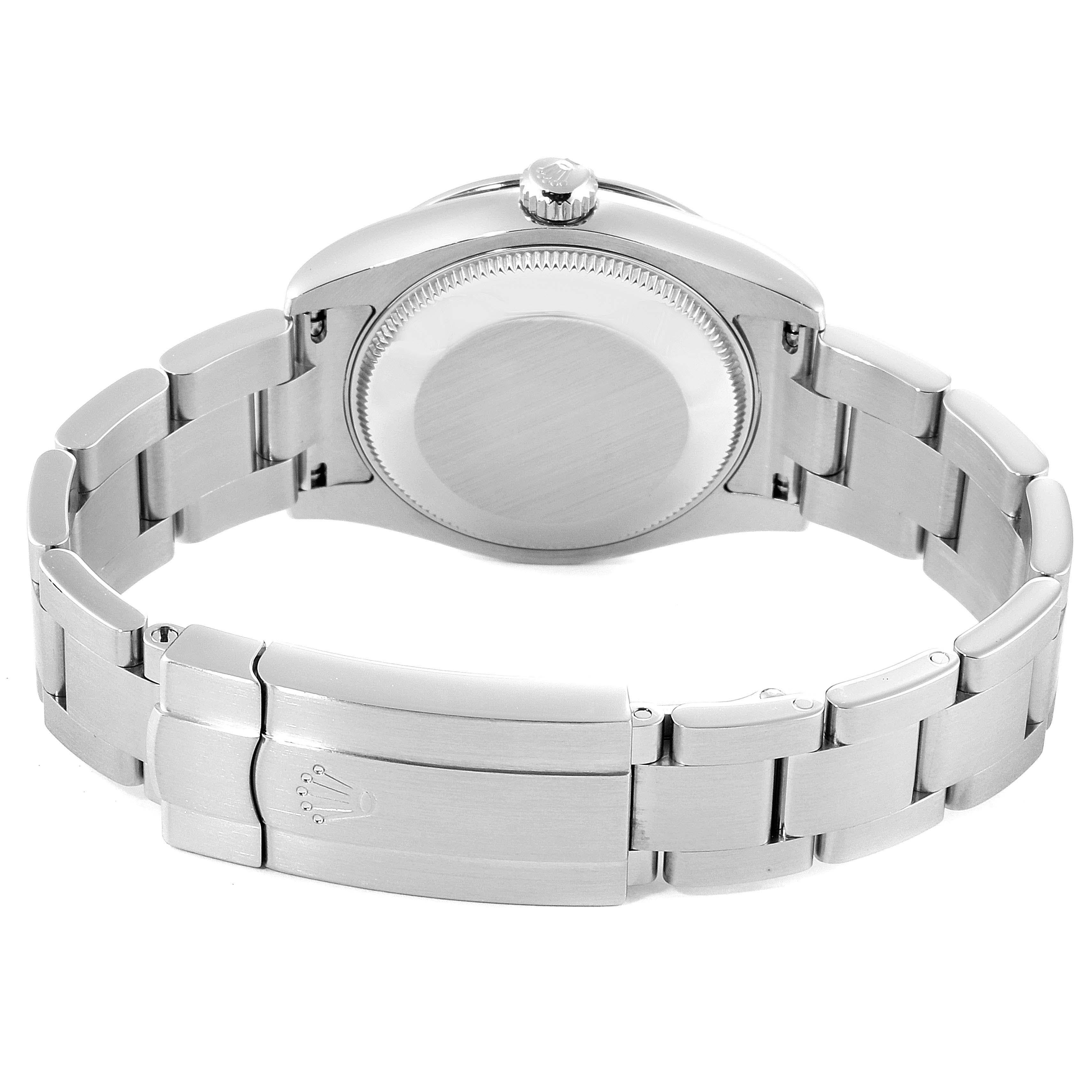Rolex Midsize Black Dial Domed Bezel Steel Ladies Watch 177200 For Sale 5