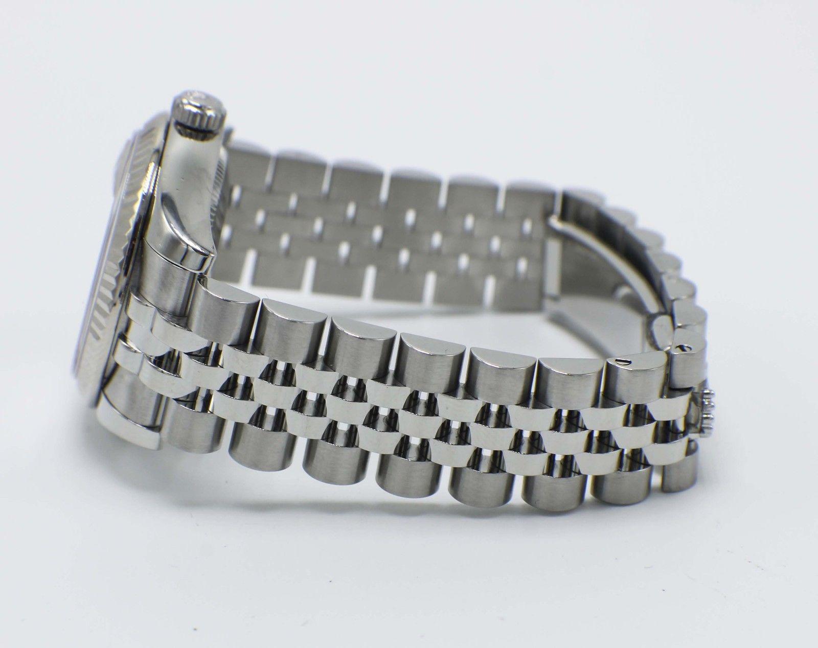 Rolex Midsize Datejust 178274 Meteorite Diamond Dial Steel & 18K Box & Papers 6
