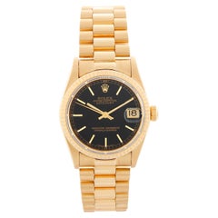 Rolex Midsize Datejust Montre en or jaune 18 carats 68278