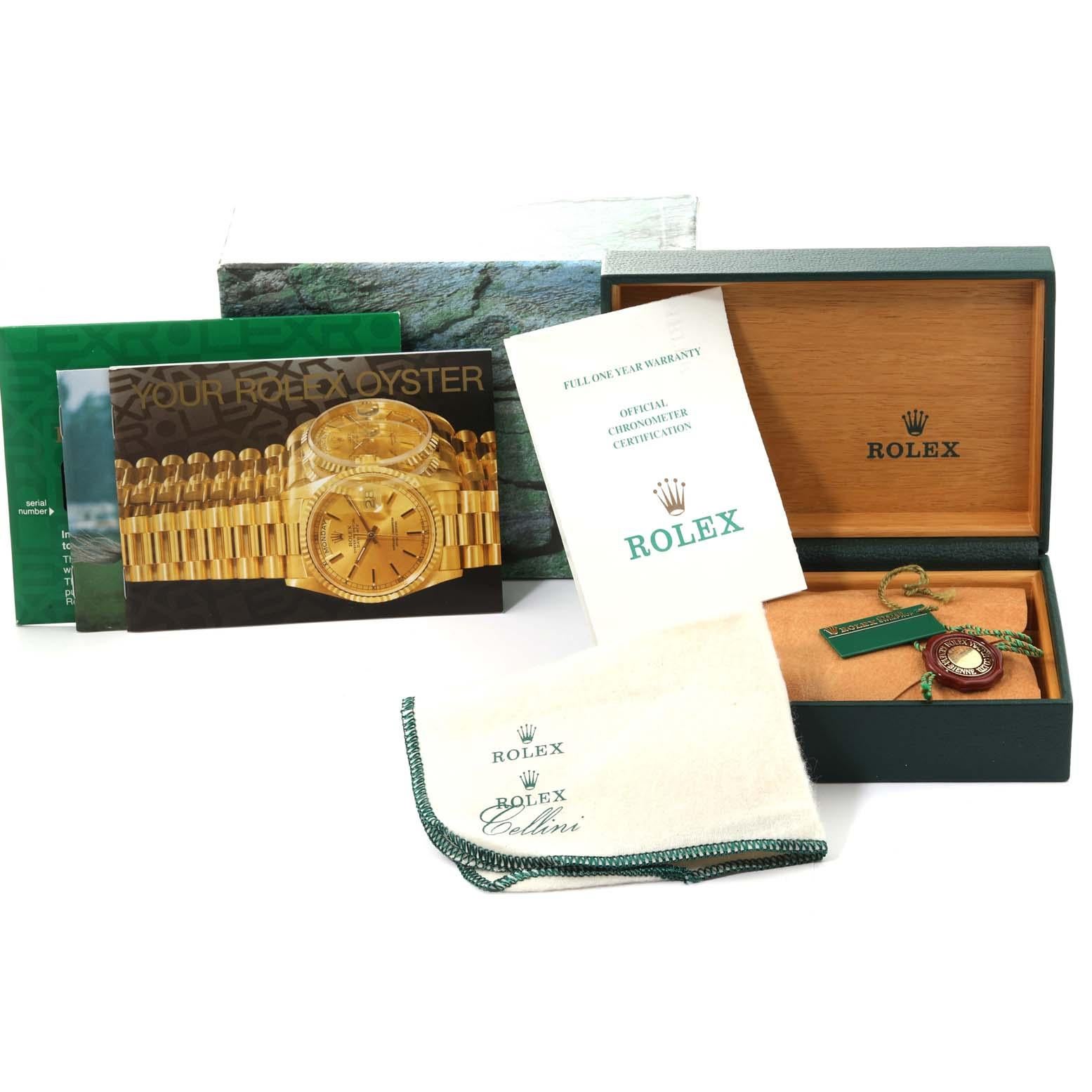 Rolex Midsize Datejust 31 Salmon Dial Steel Ladies Watch 68240 Box Papers 7