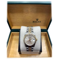 Rolex Midsize Datejust 68273 14 Karat Gold and Stainless Steel Box and Booklets