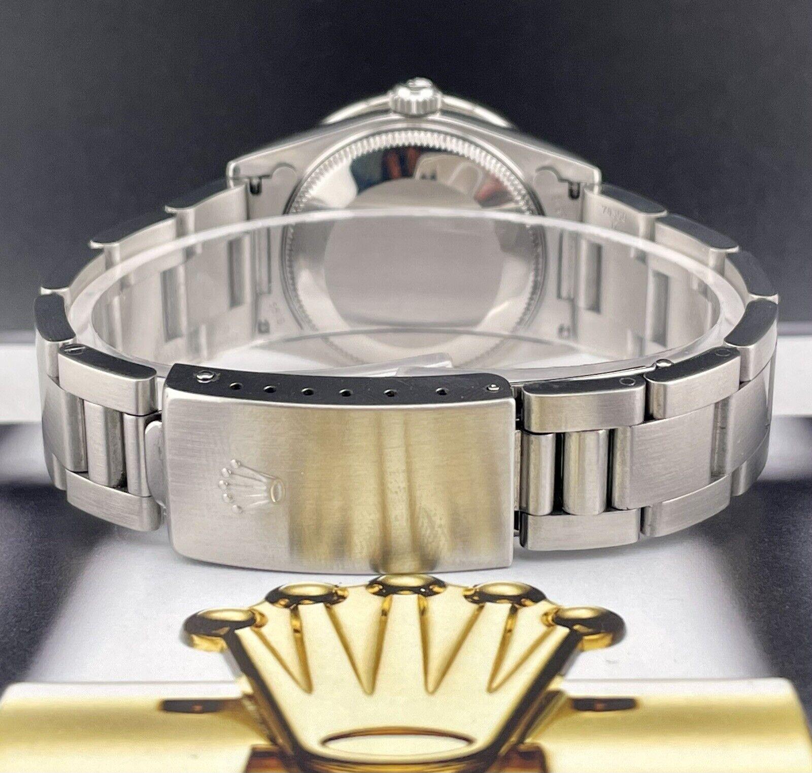 Rolex Montre automatique Oyster Perpetual 31 mm avec cadran rose et diamants 2 carats Bon état - En vente à Pleasanton, CA