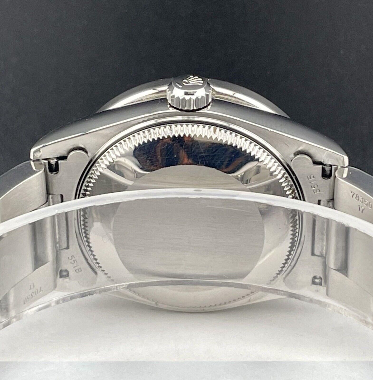 Rolex Montre automatique Oyster Perpetual 31 mm avec cadran rose et diamants 2 carats Unisexe en vente