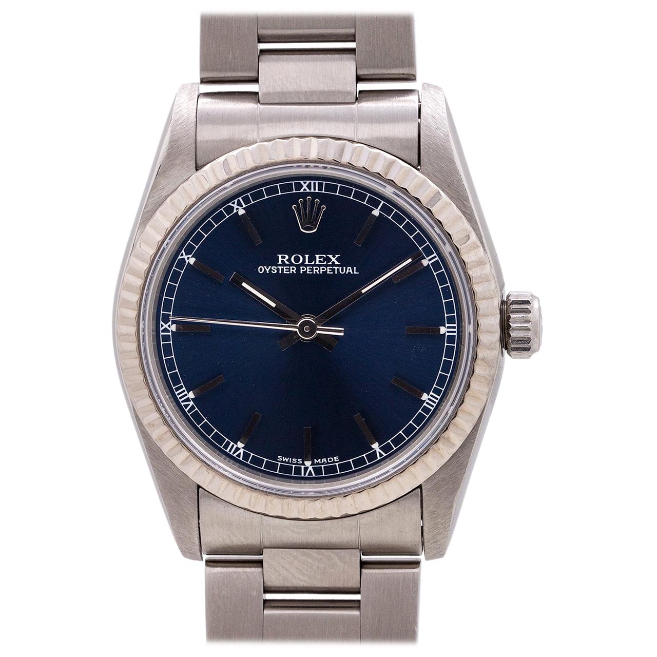 Rolex Midsize Oyster Perpetual Ref 67514, circa 1995 For Sale