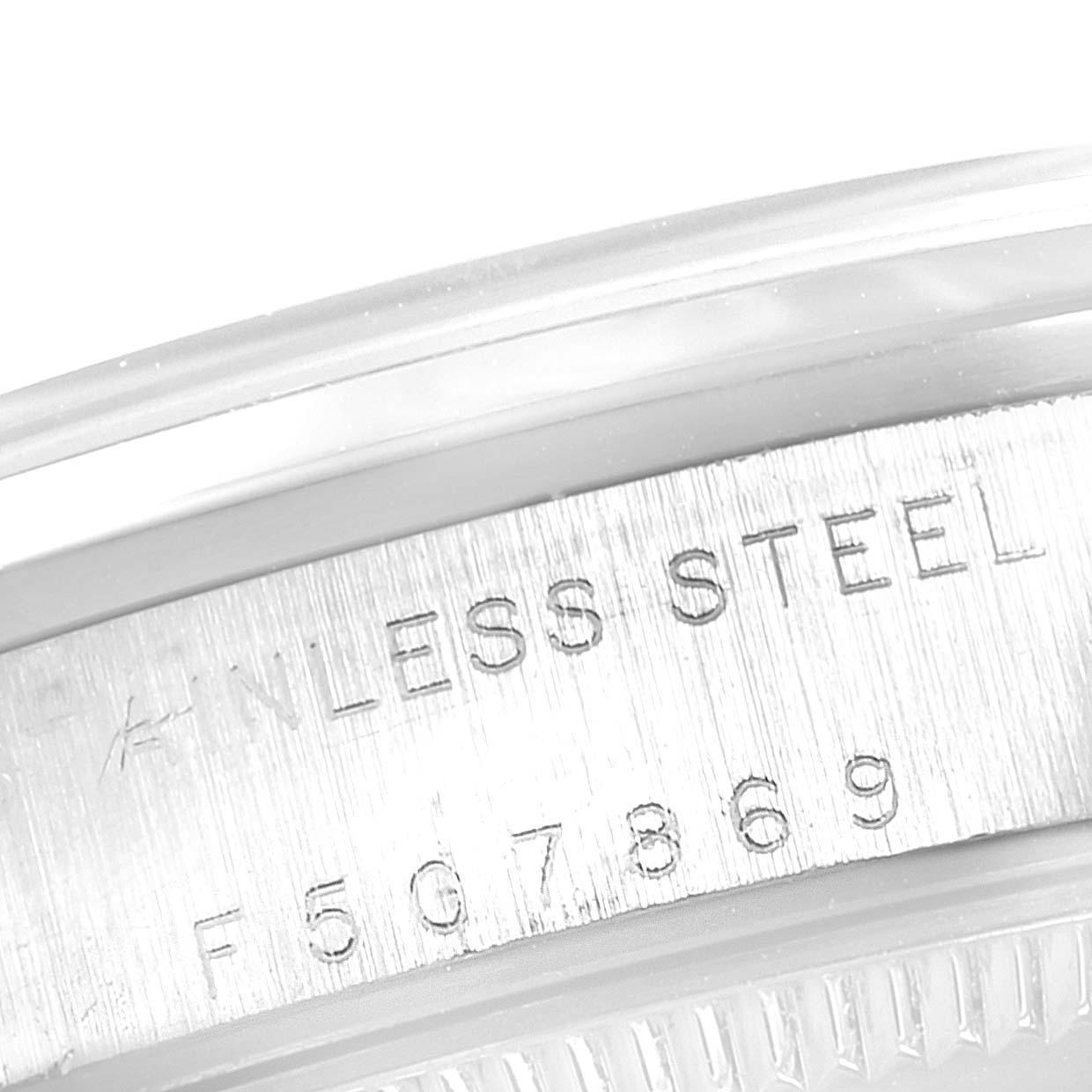 Rolex Midsize Salmon Dial Domed Bezel Steel Ladies Watch 77080 2