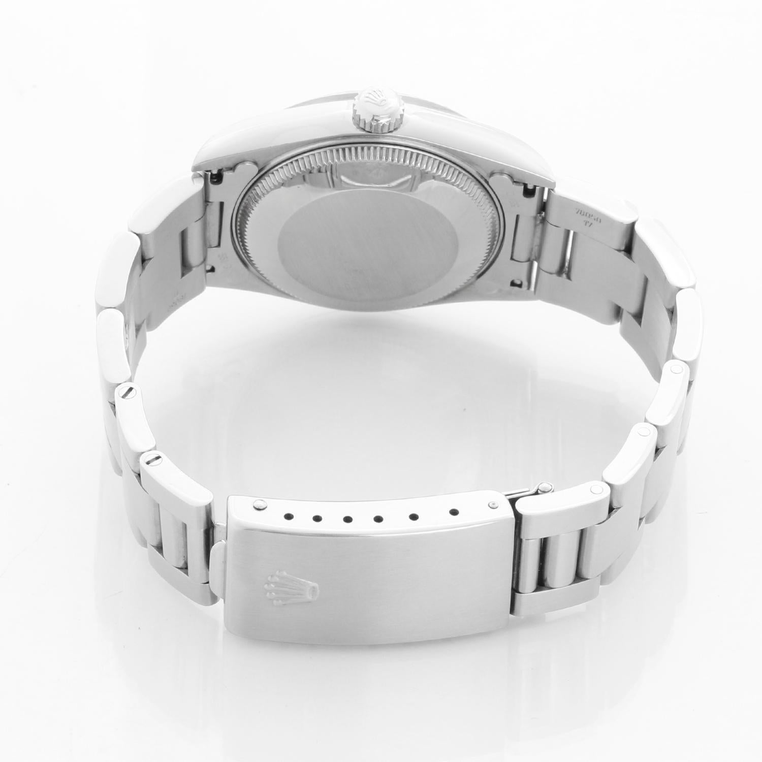 Femenino o masculino Reloj Rolex Midsize de acero inoxidable Datejust con esfera blanca 78274 en venta