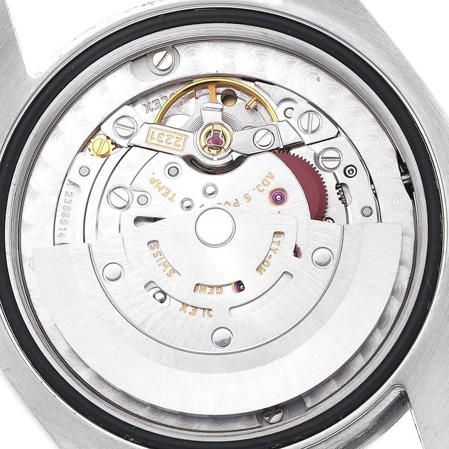 Rolex Midsize White Dial Domed Bezel Steel Ladies Watch 177200 Box Card 1