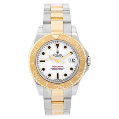 Vintage Rolex Midsize Yacht-Master Steel & Gold Men's or Ladies Watch 168623