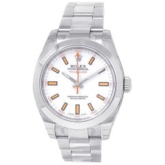 Rolex Milgauss 116400, White Dial, Certified and Warranty