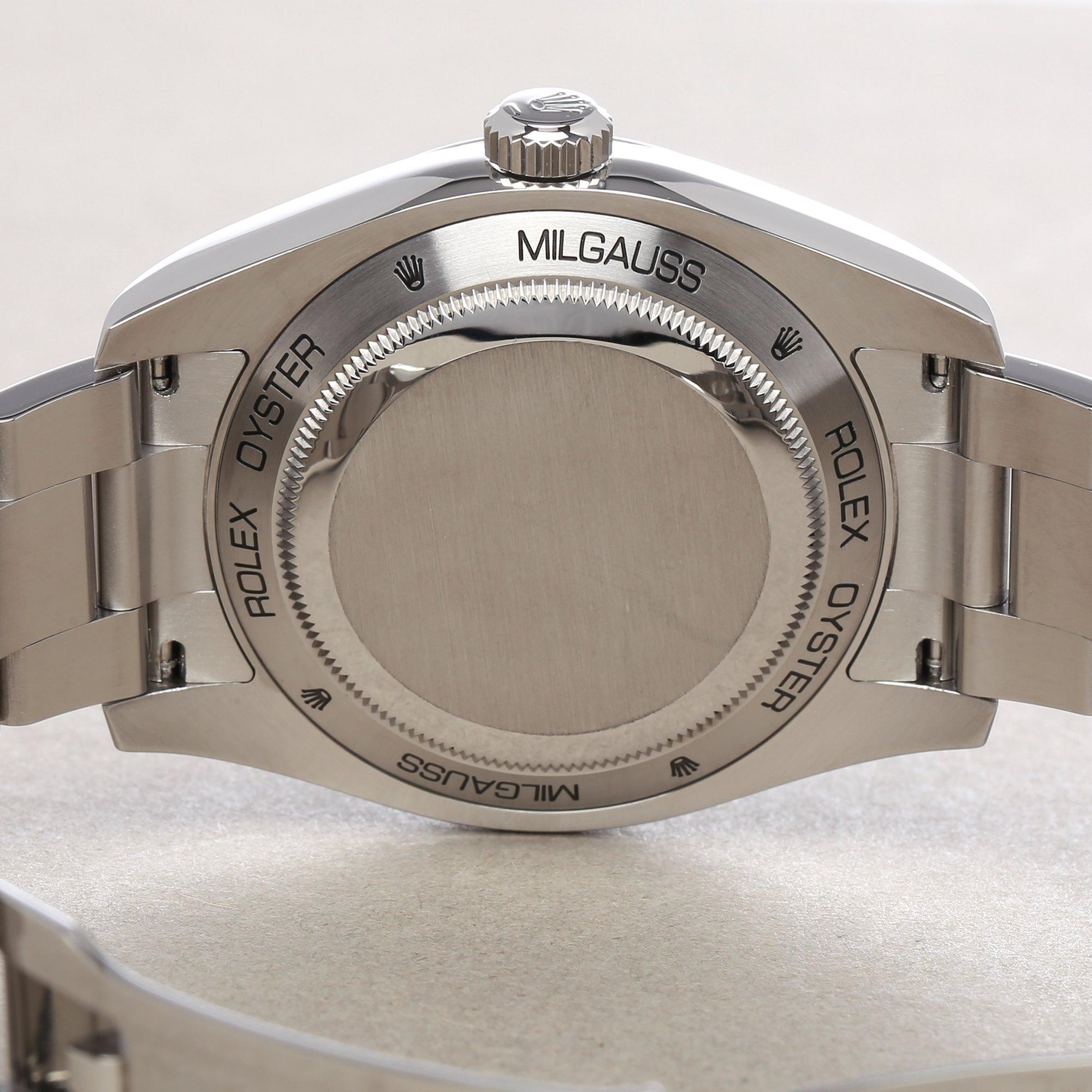 Rolex Milgauss 116400 Men's Stainless Steel Watch 5