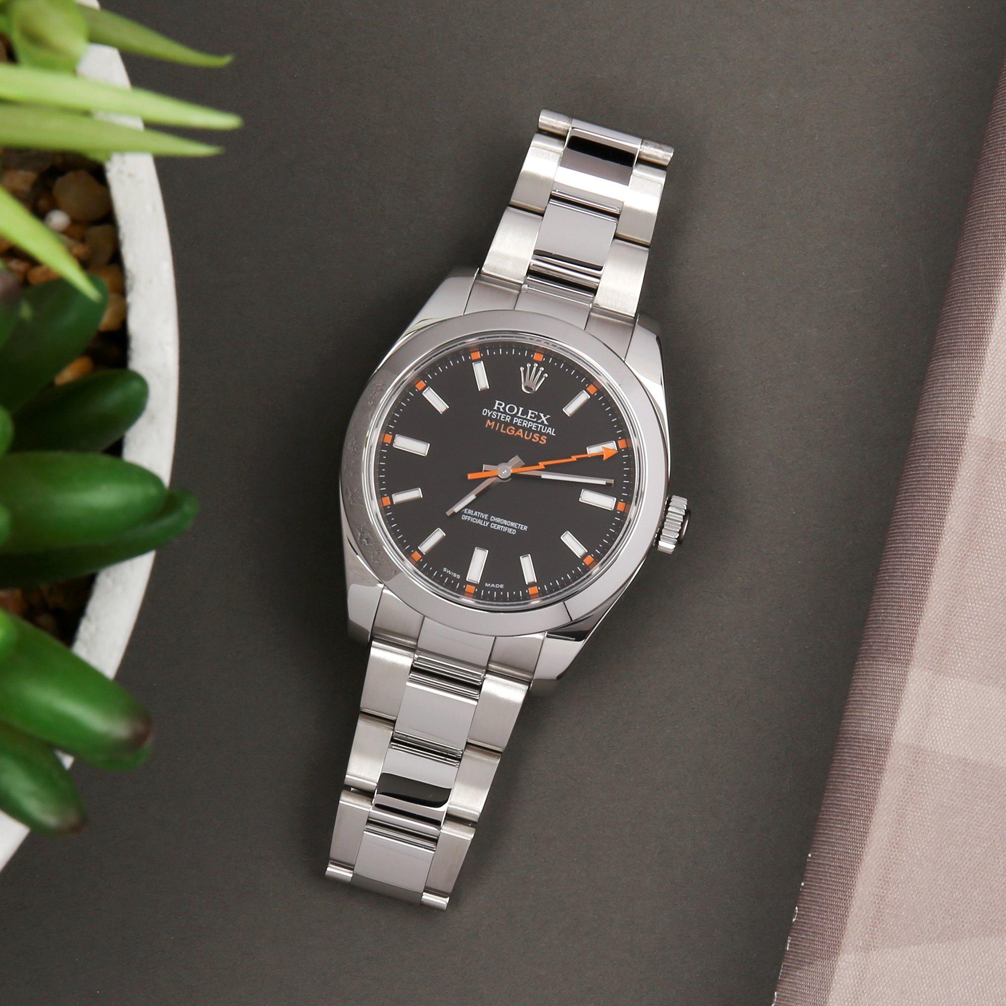 Rolex Milgauss 116400 Men's Stainless Steel Watch 6