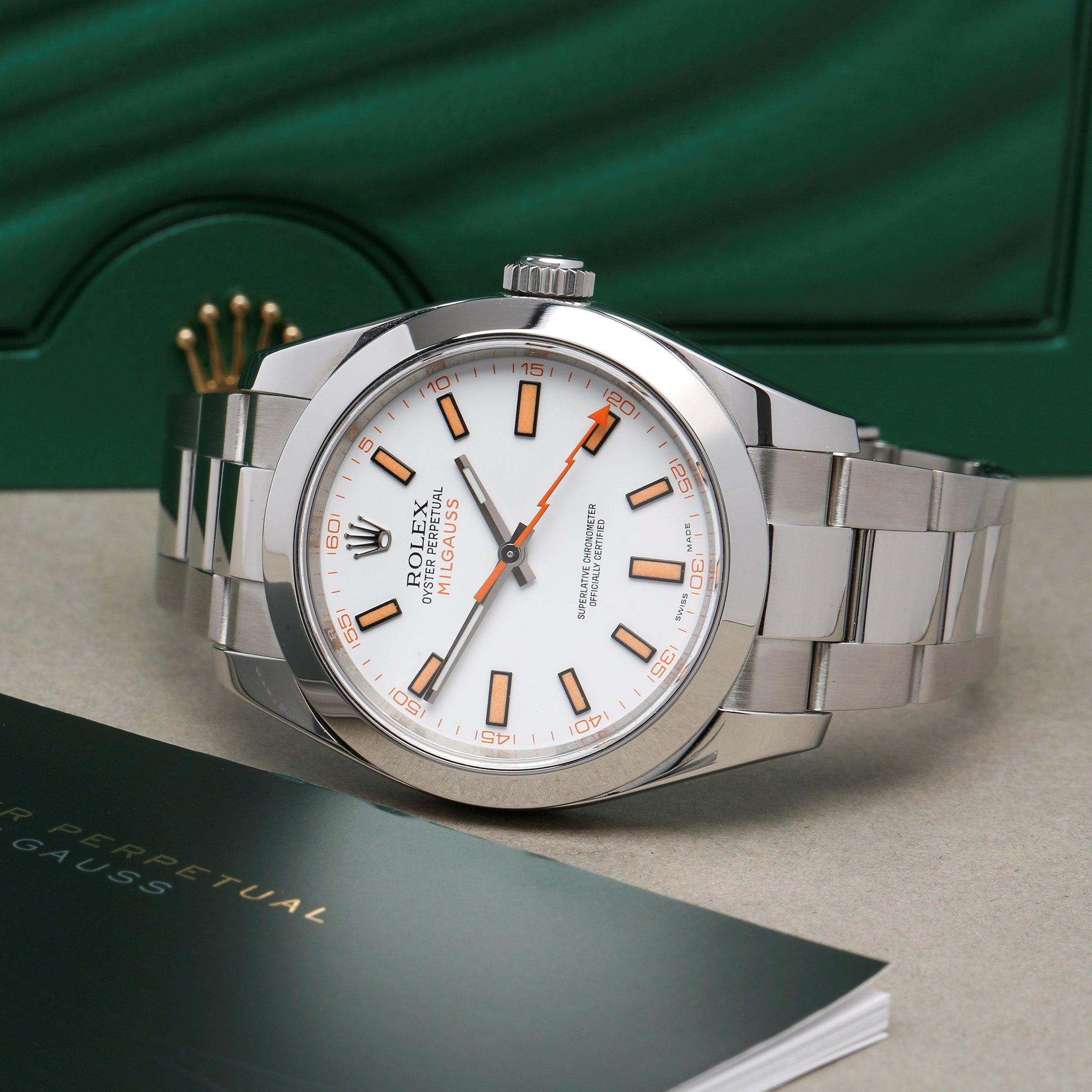 Rolex Milgauss 116400 Men's Stainless Steel Watch 5