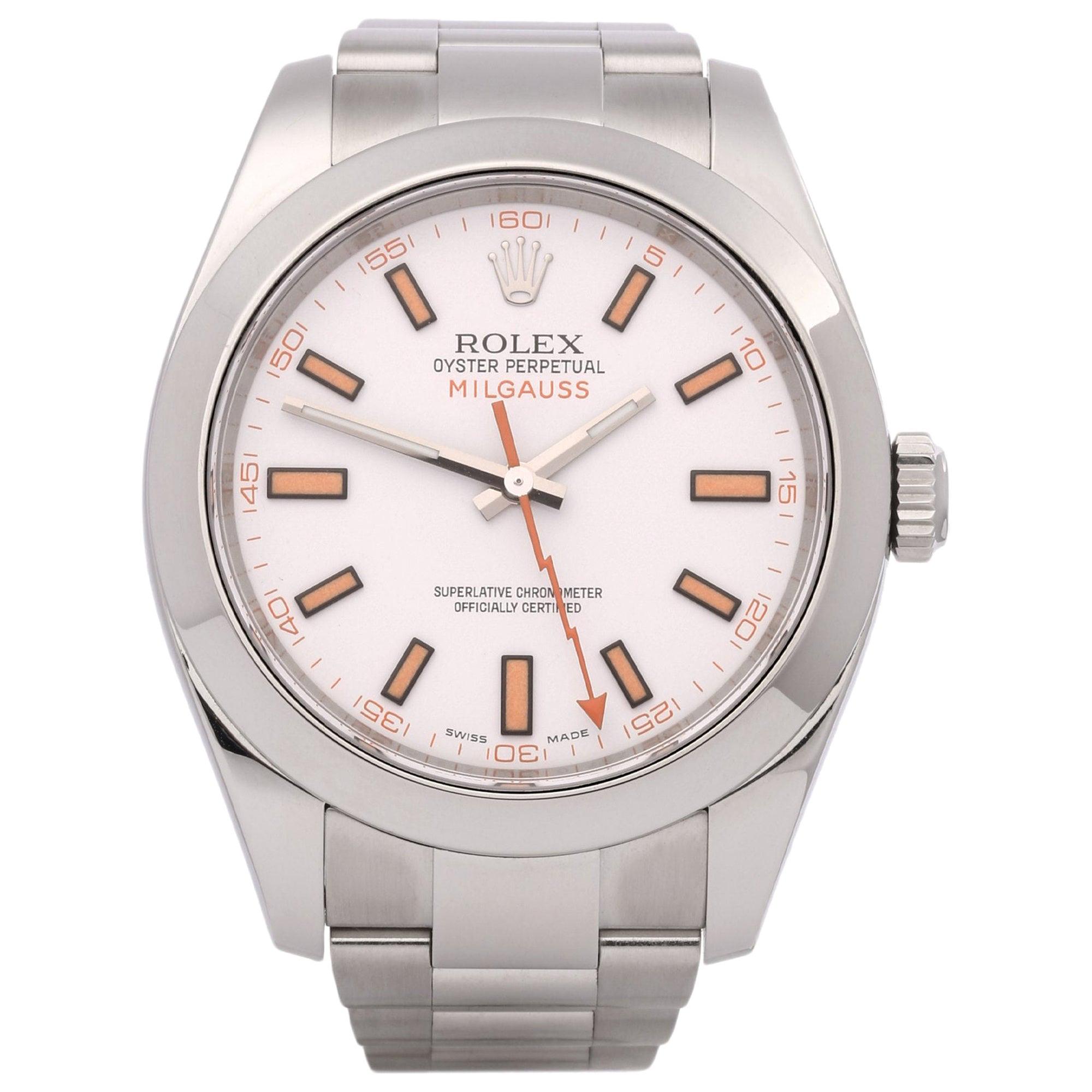 Rolex Milgauss 116400 Men's Stainless Steel Watch