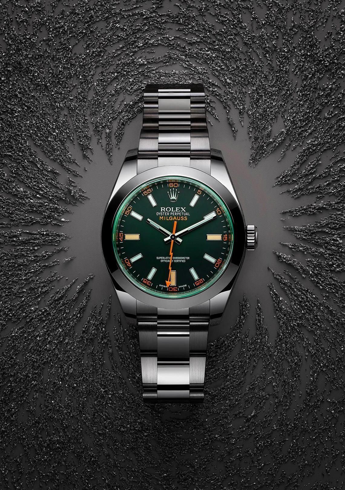 Men's Rolex Milgauss, 116400gv-0001, UNWORN Watch, 2022, B+P For Sale
