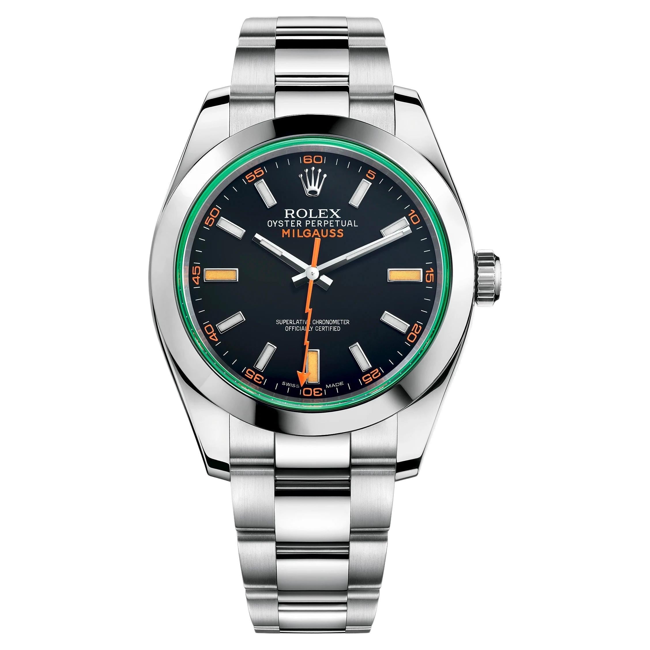 Rolex Milgauss, 116400gv-0001, UNWORN Watch, 2022, B+P For Sale