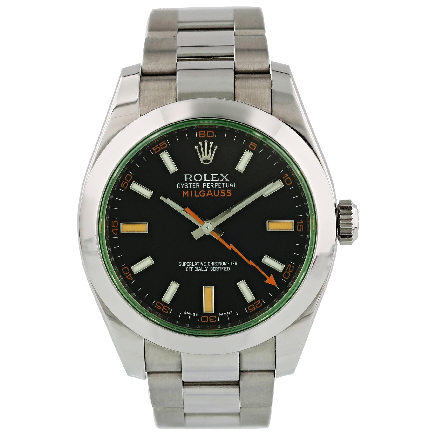 Rolex Milgauss 116400GV Men's Watch For Sale