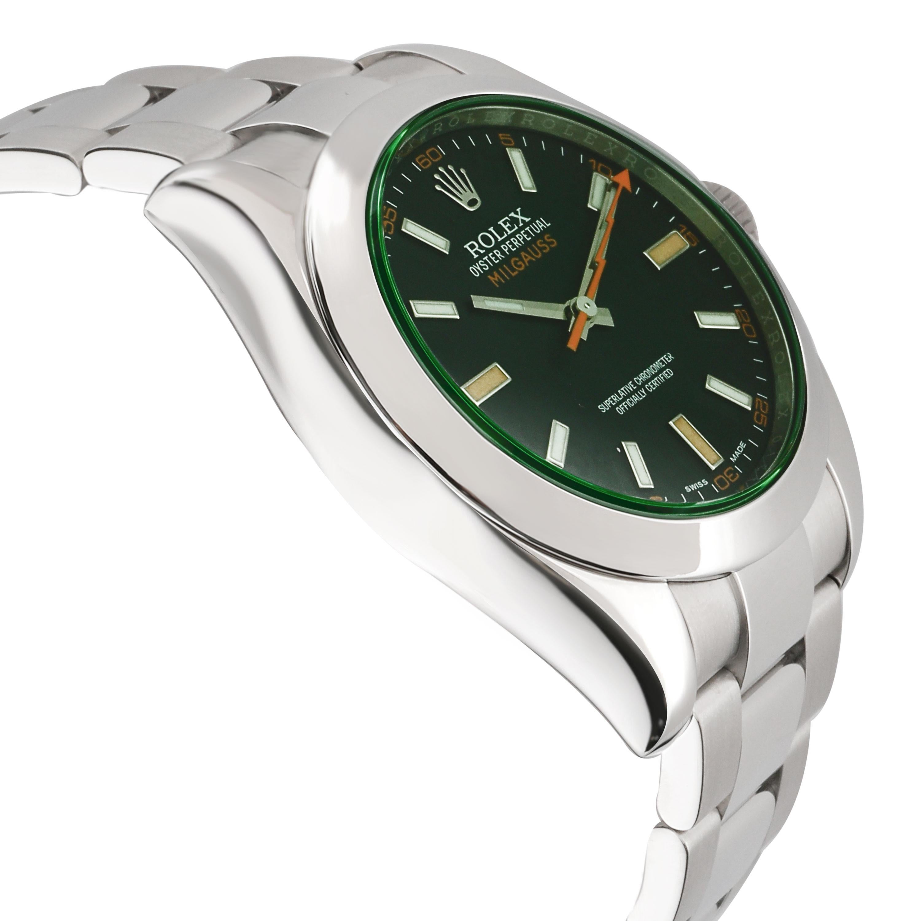 Rolex Milgauss 116400GV Men's Watch in Stainless Steel 1