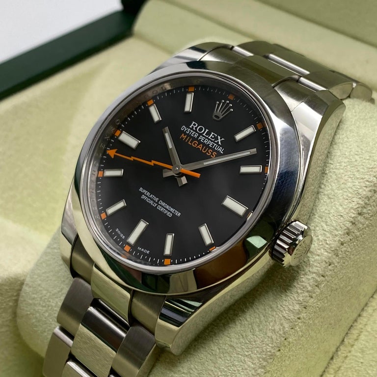 Fulmine Rolex Con Lancetta Arancione Acquista Rolex Milgauss Su