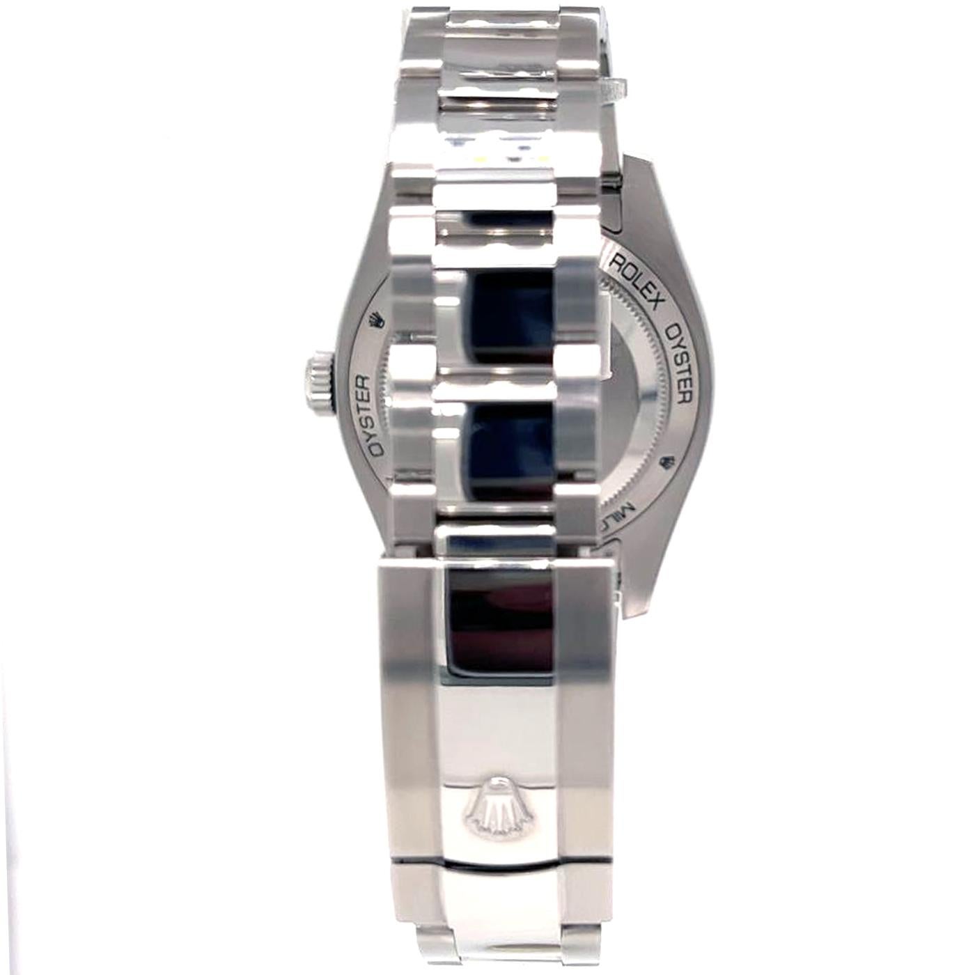 Rolex Milgauss Black Dial Green Crystal Stainless Steel Watch 116400GV 1