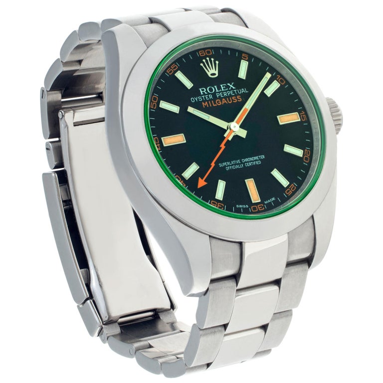 rolex oyster perpetual milgauss 72200 cl5