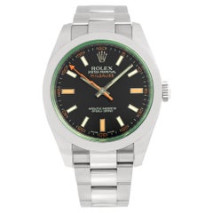 Montre-bracelet Rolex Milgauss en acier inoxydable Réf. 116400gv