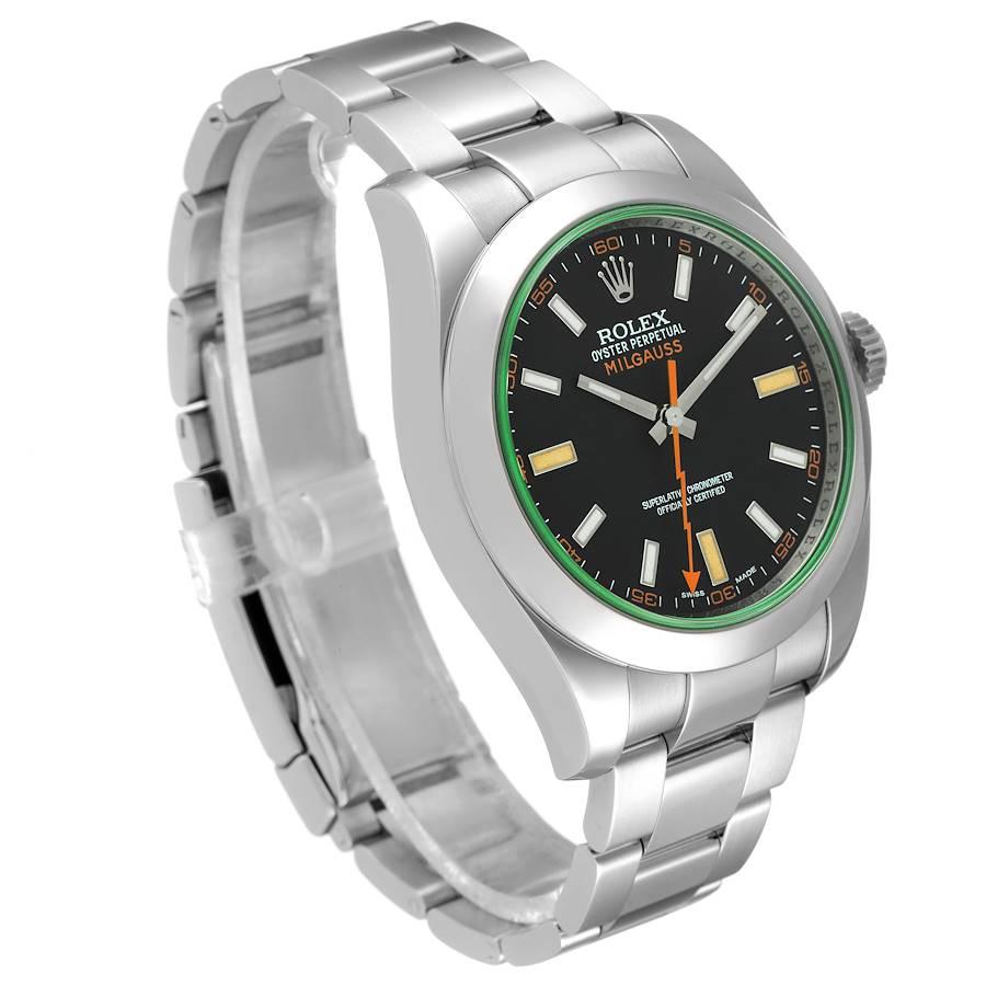 Rolex milgauss black price on sale