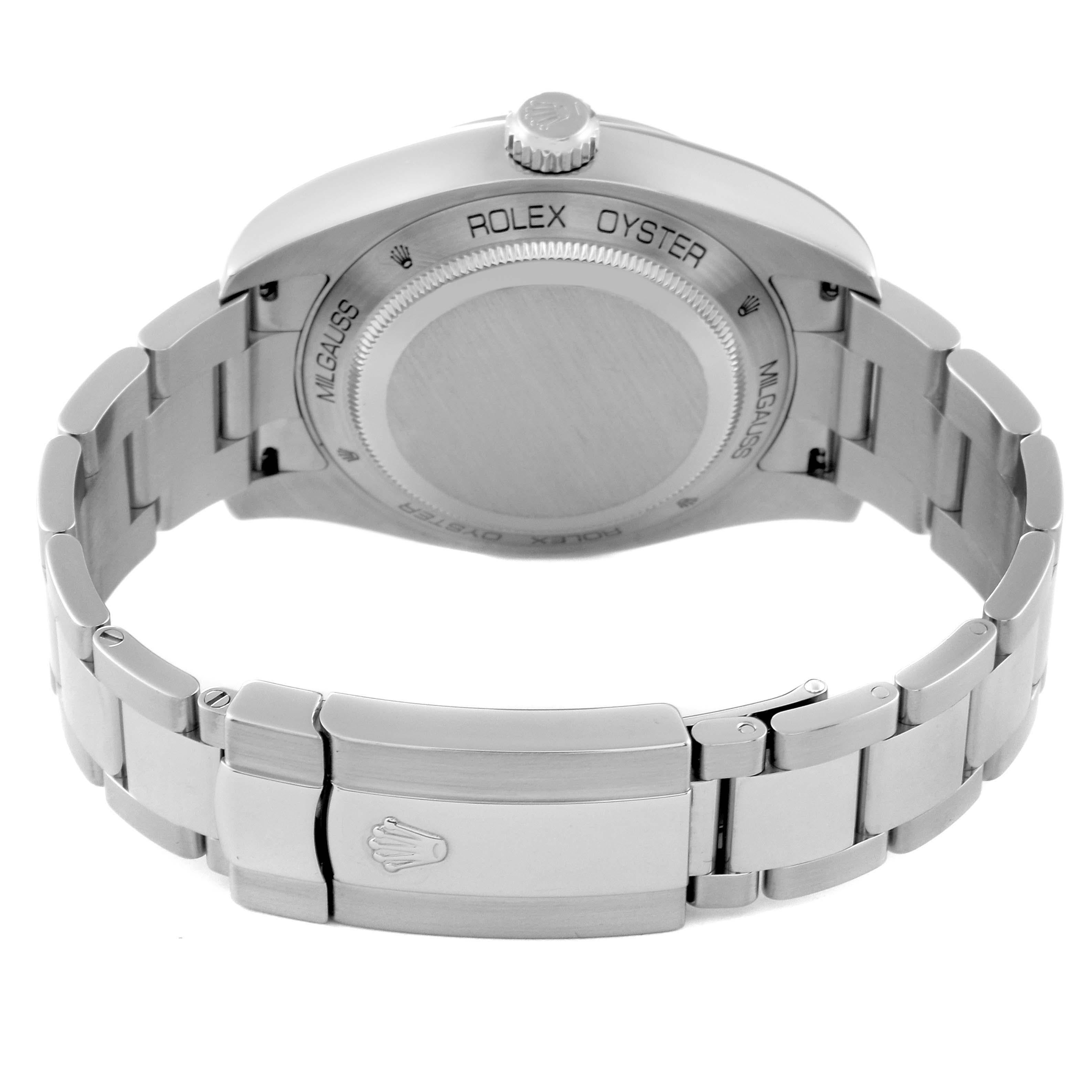 Rolex Milgauss Black Dial Steel Mens Watch 116400 For Sale 3