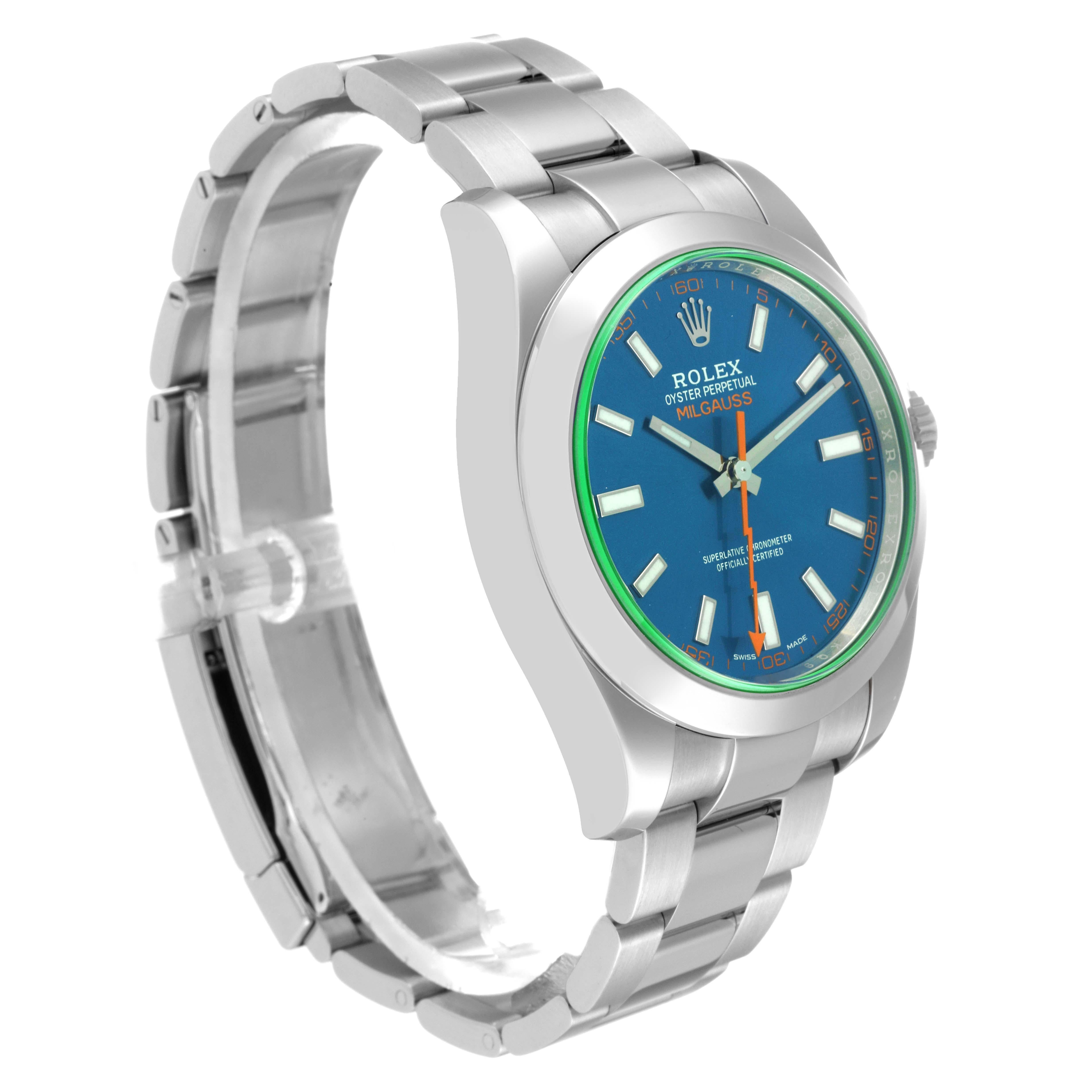 rolex oyster perpetual milgauss 72200 cl5