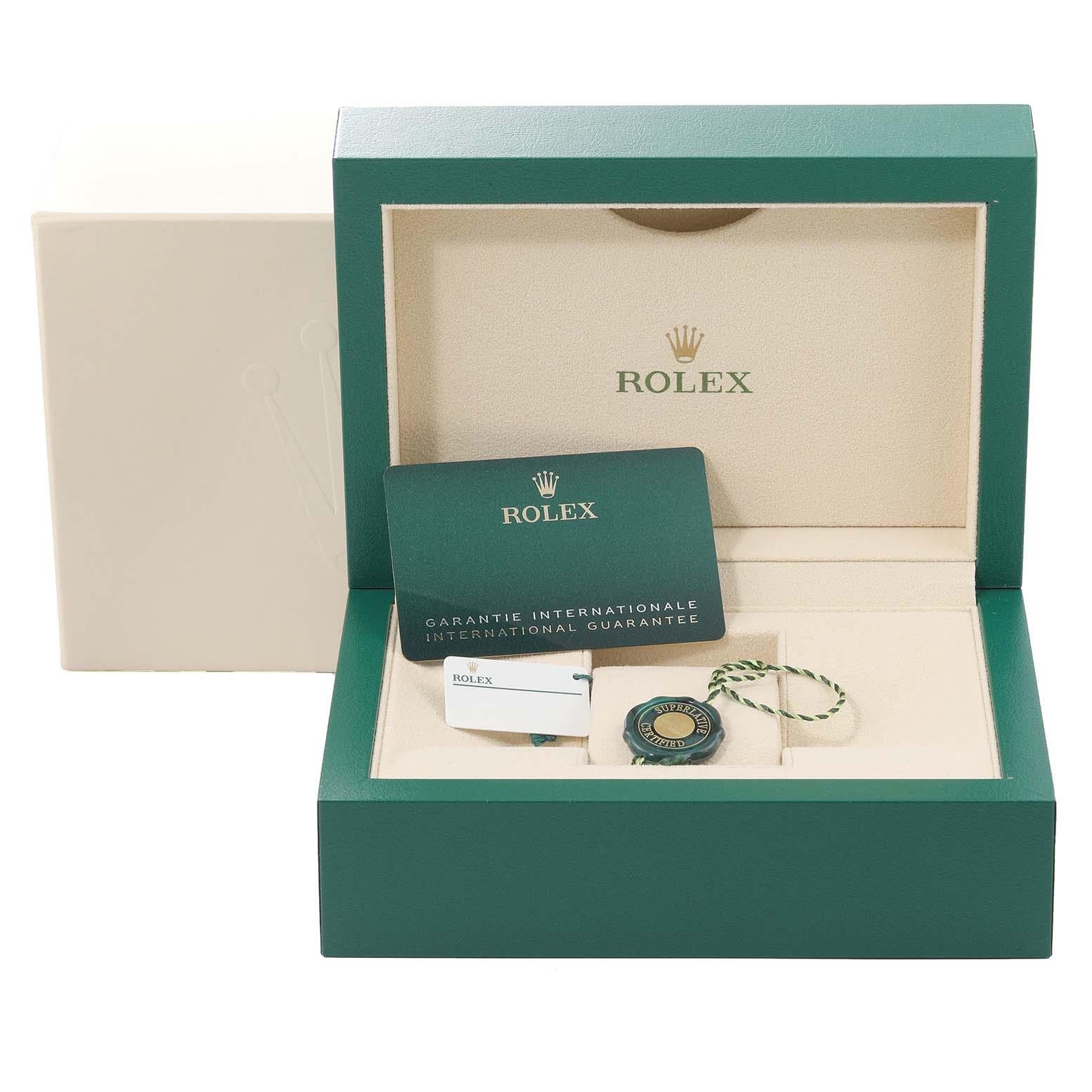 Rolex Milgauss Blue Dial Green Crystal Steel Mens Watch 116400GV Box Card 2