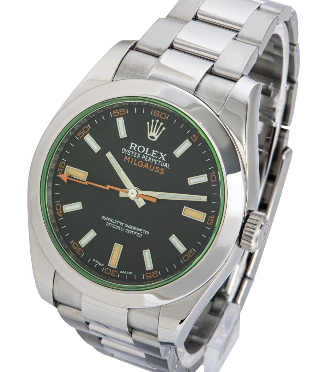 rolex green glass