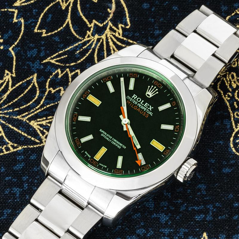 Rolex Milgauss Green Glass 116400GV 2