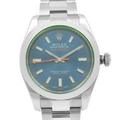 Rolex Milgauss Stainless Steel Blue Dial Automatic Men's Watch 116400GV
