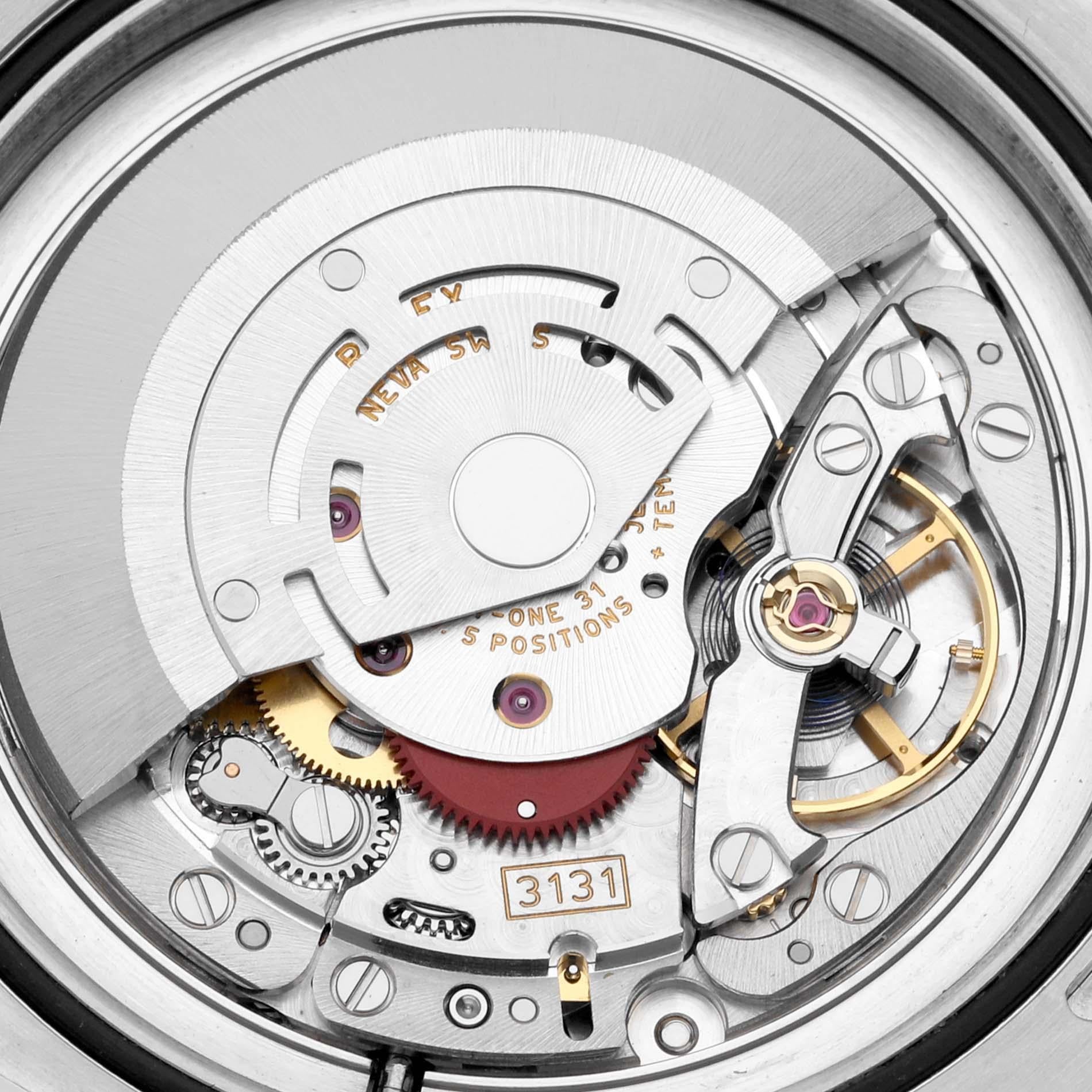 Rolex Milgauss White Dial Orange Markers Steel Mens Watch 116400 en vente 3