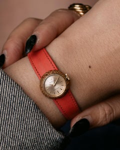 Rolex Mini Chameleon Precision 8789 18k YG Florentine Engraving Manual Winding 1