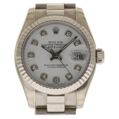 Rolex New Datejust President 179179 Gold Diamond 2002 Box/Papers/Warranty #RL335