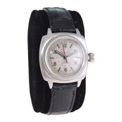Rolex Nickel Silver Cushion Shaped Oyster with Original Dial
