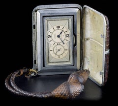 Rolex Nickel Sporting Prince Chronometer Vintage Travel Clock 1561