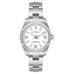 Rolex Nondate Ladies White Dial Oyster Bracelet Ladies Watch 176210