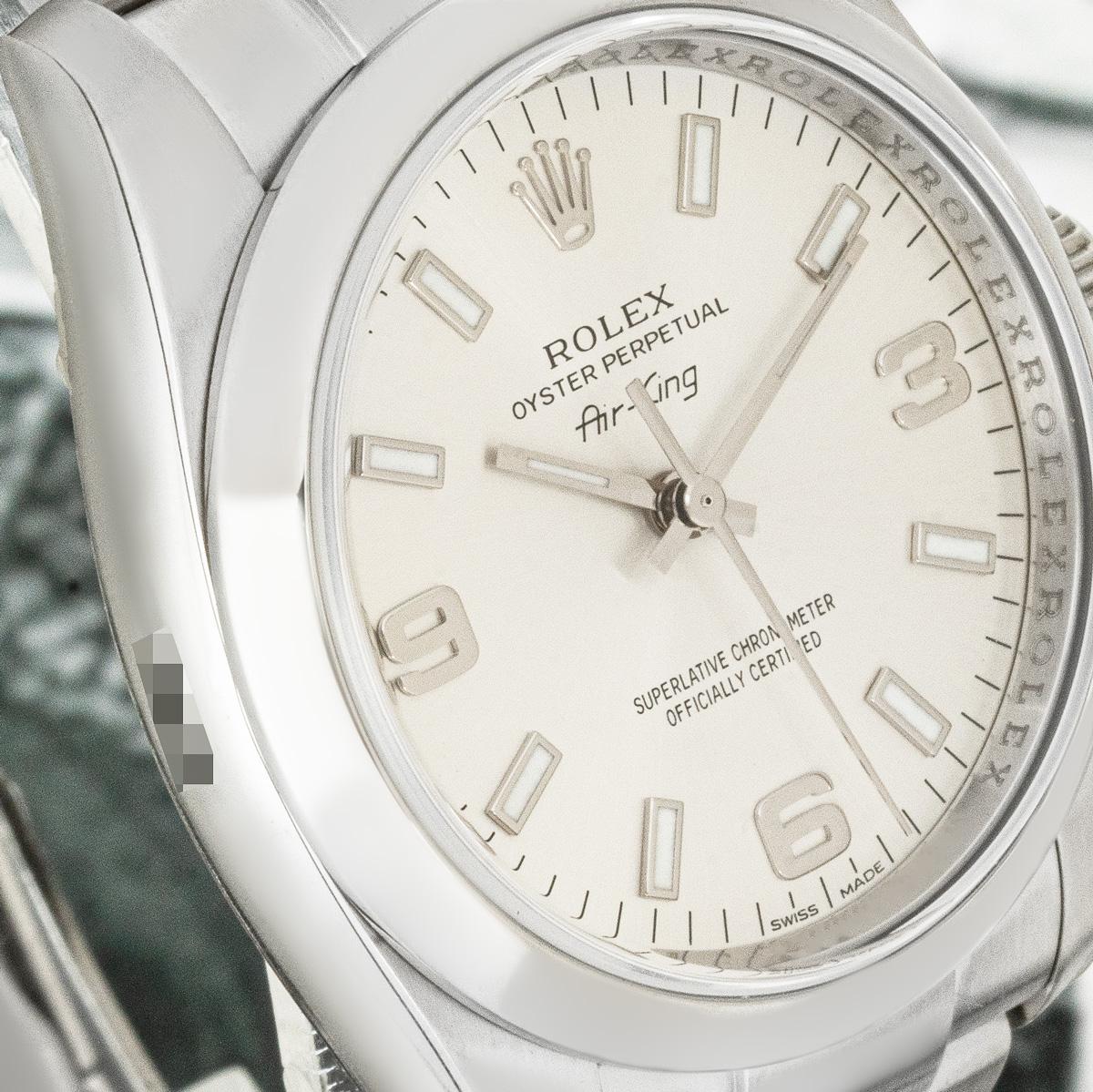 Rolex NOS Air-King Hard Rock Cafe 114200 In Excellent Condition For Sale In London, GB