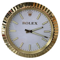 Vintage ROLEX Officially Certified Datejust Gold Wall Clock 