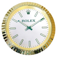 ROLEX Officially Certified Gold Datejust Presidential Wall Clock 