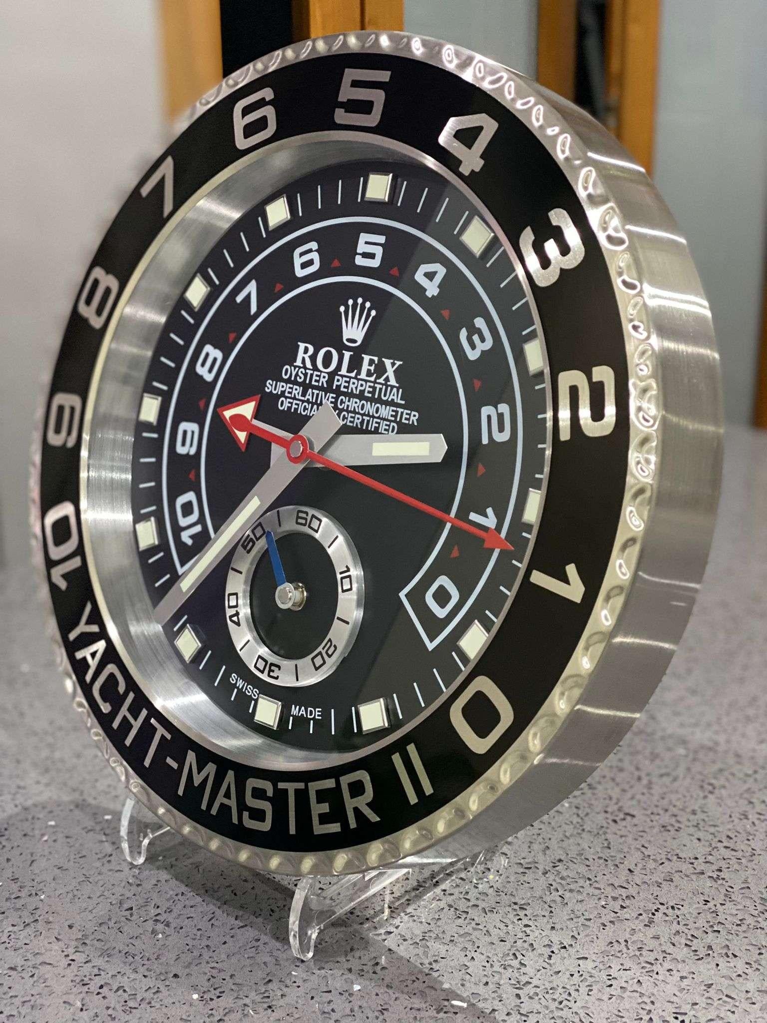 rolex oyster perpetual wall clock