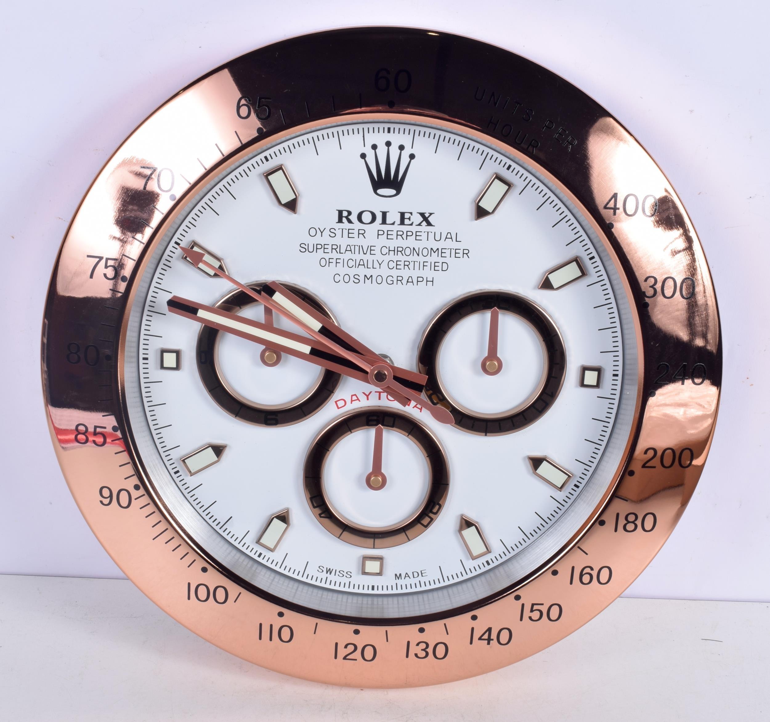 rolex wall clock daytona